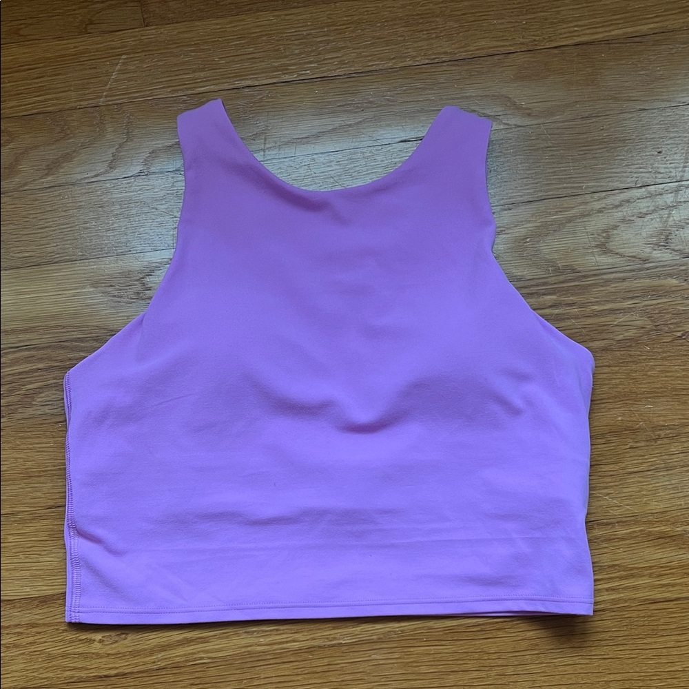 Athleta Lavender Pink Crop Tank Top